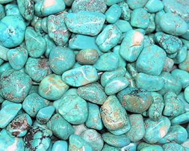 Pachamama Essentials Turquoise Howlite Tumbled - Healing Stone - Crystal Healing 20-25mm (1) Pachamama Essentials