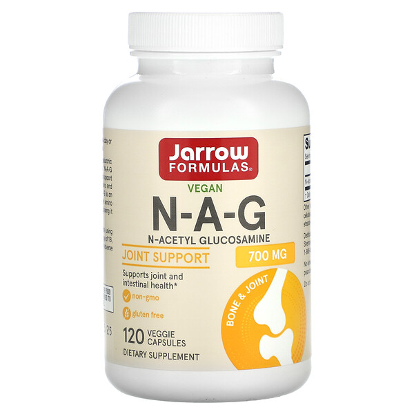 N-A-G, 700 мг, 120 растительных капсул - Jarrow Formulas Jarrow Formulas