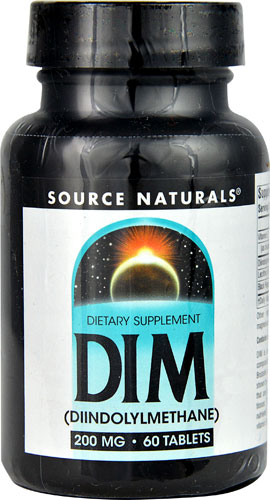 DIM -- 200 mg - 60 Tablets (Таблетки) Source Naturals