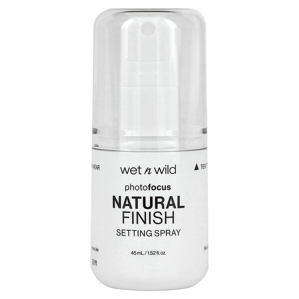 PhotoFocus Natural Finish Setting Spray, 301A Seal The Deal, 1,52 жидких унции (45 мл) Wet n Wild