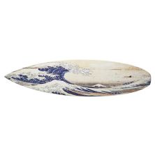 Настенный декор с доской для серфинга с волнами в стиле американского художественного декора American Art Décor