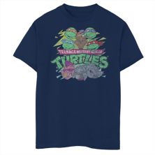 Boys 8-20 Nickelodeon Teenage Mutant Ninja Turtles Heroes vs Villains Cast Husky Tee Nickelodeon