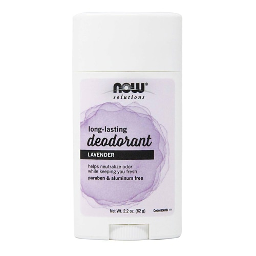 Стойкий дезодорант с лавандой NOW Solutions — 2,2 унции NOW Foods