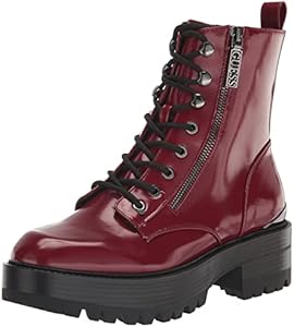 GUESS Women's Fearne Combat Boot GUESS