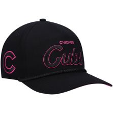Мужская кепка '47 Black Chicago Cubs Hitch Orchid Undervisor Snapback Hat Unbranded