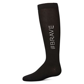 Girls' #BEBRAVE Knee High Socks Memoi