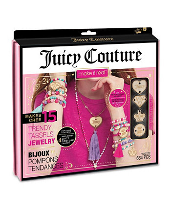 Модный комплект украшений с кисточками из 664 предметов Juicy Couture