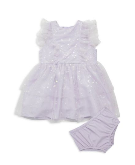 Baby Girl's 2-Piece Foil Print Dress &amp; Brief Set Pippa & Julie