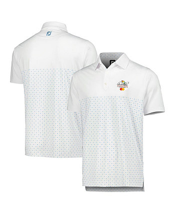 Мужская белая рубашка-поло Arnold Palmer Invitational Engineered Foulard Lisle FootJoy