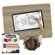 Christmas Kids Coloring Poster Washable Rug Markers Set Activity Teacher Gift Coloring Rugs