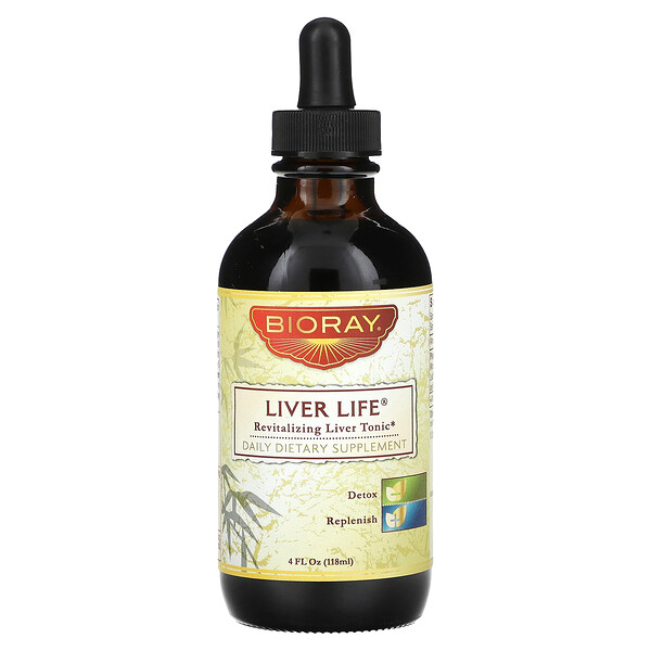 Liver Life, Восстанавливающий тоник для печени, 4 жидких унции (118 мл) Bioray
