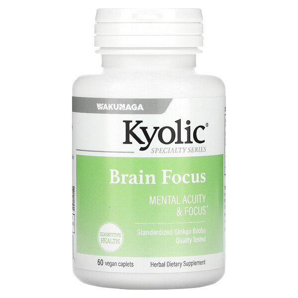Brain Focus - 60 вегетарианских таблеток - Kyolic Kyolic