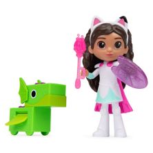 Набор игрушечных фигурок Gabby's Dollhouse Knight Gabby с игрушкой-сюрпризом и мини-дракончиком Gabby's Dollhouse