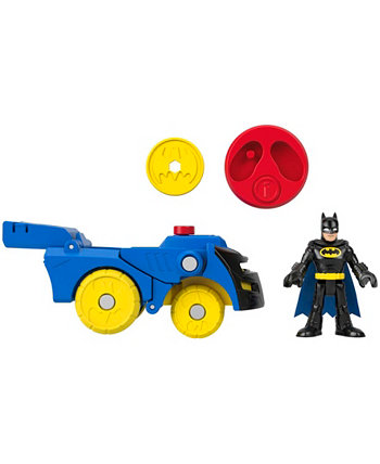 Dc Super Friends Head Shifters Batman Bat mobile Set Imaginext