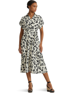 Женское Платье LAUREN Ralph Lauren Leaf-Print LAUREN Ralph Lauren