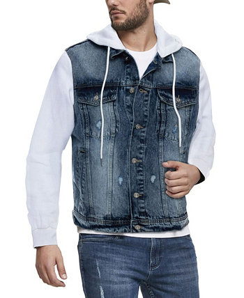 Джинсовая куртка мужская с капюшоном X-Ray