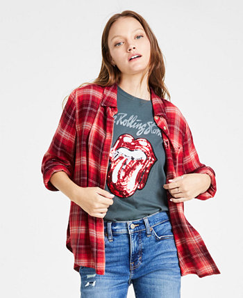 Женская рубашка-бойфренд в клетку в клетку Cloud Lucky Brand