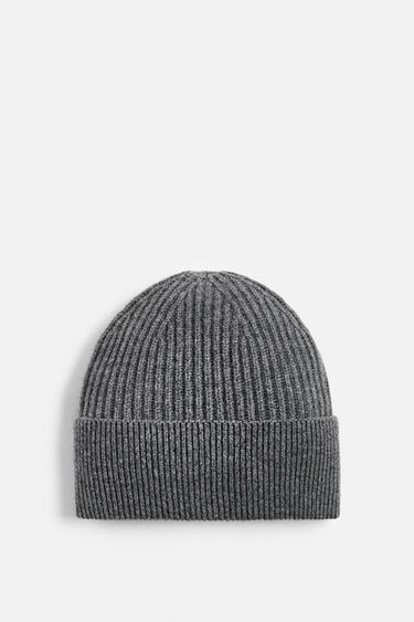 Шапка бини ZARA WOOL BLEND HAT ZARA