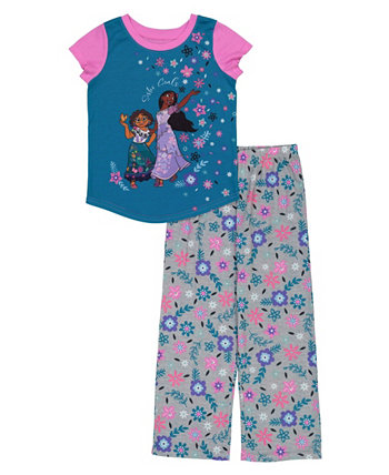 Пижама Encanto для маленьких девочек, комплект из 2 предметов AME