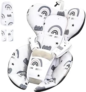 Вставка для младенцев, подходящая для 4moms RockaRoo и MamaRoo, универсальный дизайн, мягкая и дышащая ткань Mamatepe