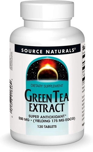 Экстракт зеленого чая Source Naturals — 500 мг — 120 таблеток Source Naturals