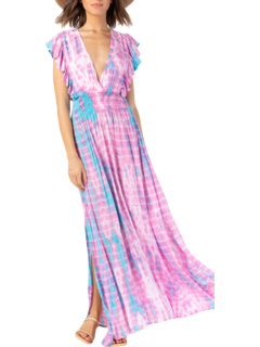 Макси-платье георгин Tiare Hawaii