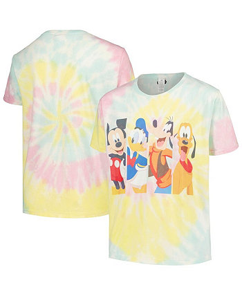 Big Boys and Girls Mickey & Friends Bro Time Tie-Dye T-shirt Mad Engine