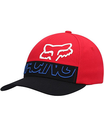 Boys Red and Black Skew Flex Hat Fox