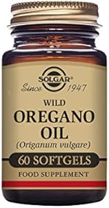 Solgar Wild Oregano Oil, 60 Softgels (Мягкие капсулы) - Oregano Oil Concentrate - Immune Support - Non GMO, Gluten Free, Dairy Free - 60 Servings (Порции) Solgar