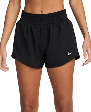 Women's One Dri-FIT Mid-Rise Brief-Lined Shorts Nike