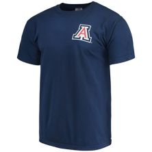 Мужская футболка комфортных цветов темно-синего цвета с бейсбольным флагом Arizona Wildcats Image One