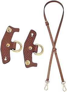 Chispee Bag Strap Accessories for Crossbody Bag Punch-Free Real Leather Shoulder Strap Perforated Conversion Accessories Chispee