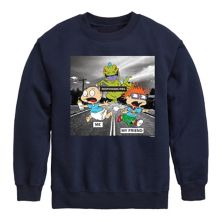 Boys 8-20 Rugrats Chase Meme Fleece Sweatshirt Nickelodeon