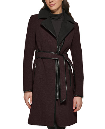 Женское пальто с асимметричной молнией, созданное для Macy's GUESS