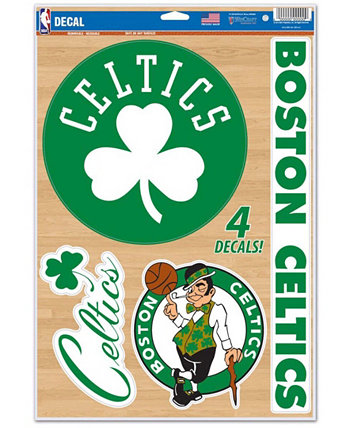 Multi Boston Celtics 11" x 17" Multi-Use Decal Sheet, Pack of 4 Wincraft