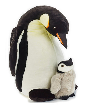 Lelly - National Geographic Plush, Giant Penguin with Baby Flat River Group