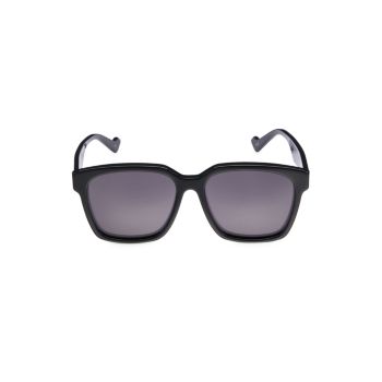 Прямоугольные солнцезащитные очки Gucci Logo 57 мм GUCCI