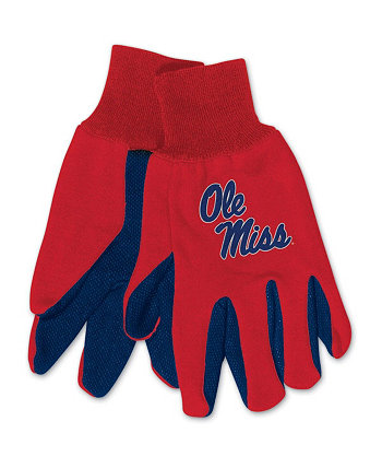 Мужские и женские двухцветные перчатки Ole Miss Rebels Wincraft