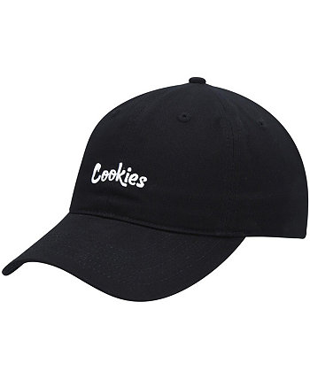Мужская черная оригинальная мятная однотонная регулируемая шляпа Dad Cookies