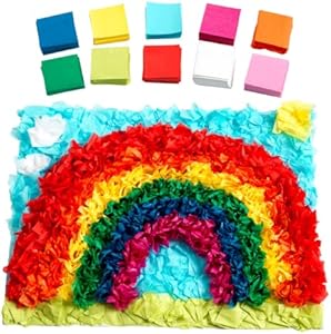 Colorations® Mini Tissue Squares – 10 Colors, 5,000 Pieces Colorations