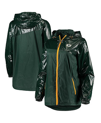Женская куртка с капюшоном Green Bay Packers с двойным покрытием и молнией во всю длину G-III 4Her by Carl Banks