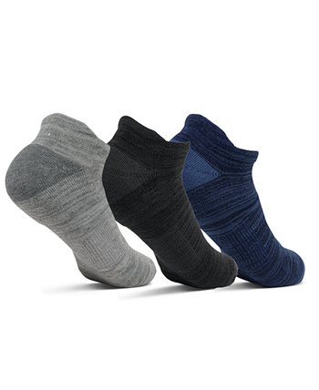 Комплект из трех мужских носков с низким вырезом и язычками от Finish Line Sof Sole