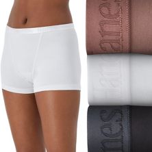 Women's Hanes® Originals Ultimate SuperSoft Boxer Brief 3-Pack Underwear Set 46USBB Hanes