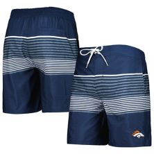 Мужские шорты для плавания G-III Sports by Carl Banks Navy Denver Broncos Coastline Volley Swim Shorts In The Style