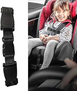 Seat Chest Harness Clip Anti Escape Car Seat Strap Baby Harness Chest Clip Baby Anti Slip Safety Strap for Car Seats Strollers High Chairs Baby Carrier Schoolbags Black LiXiongBao 910