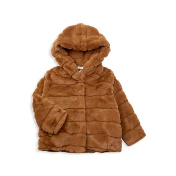 Детское пальто из искусственного меха Goldie для девочек и девочек APPARIS