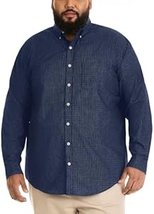 Van Heusen Men's Big and Tall Wrinkle Free Long Sleeve Button Down Shirt Van Heusen