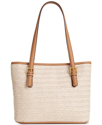 Классическая соломенная сумка-тоут, созданная для Macy's Style & Co
