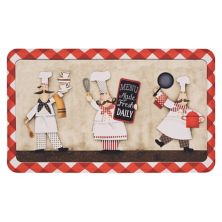 Mohawk® Home Three Panel Chefs Cushioned Printed Kitchen Mat - 18'' x 30'' Mohawk