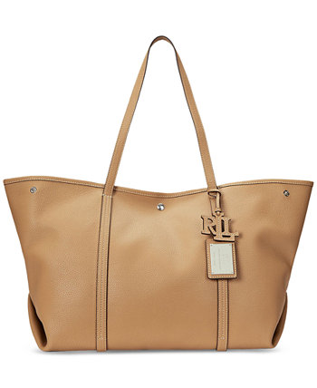 Pebbled Leather Extra-Large Emerie Tote Bag LAUREN Ralph Lauren